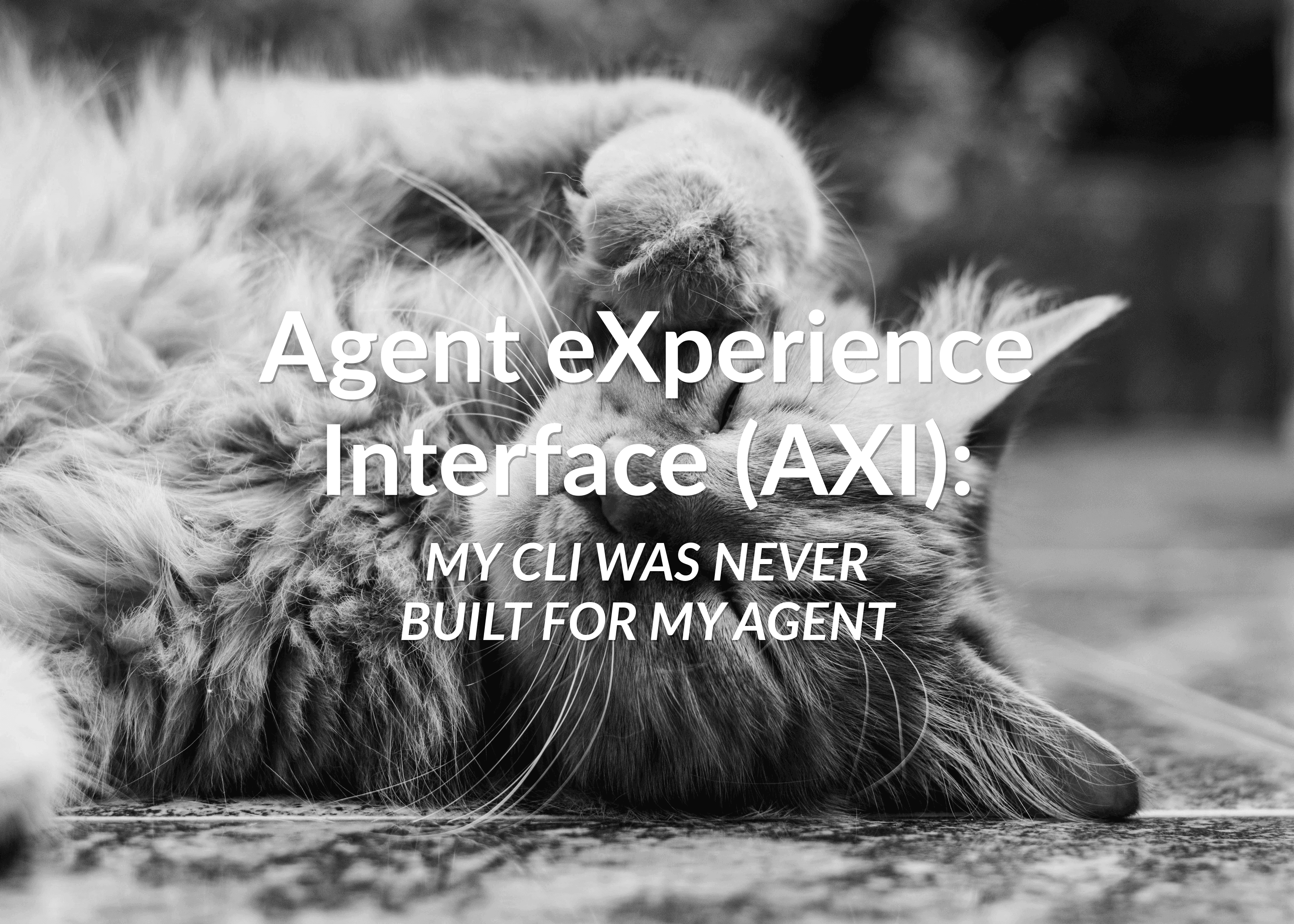 Agent eXperience Interface (AXI): My CLI Was Never Built for My Agents